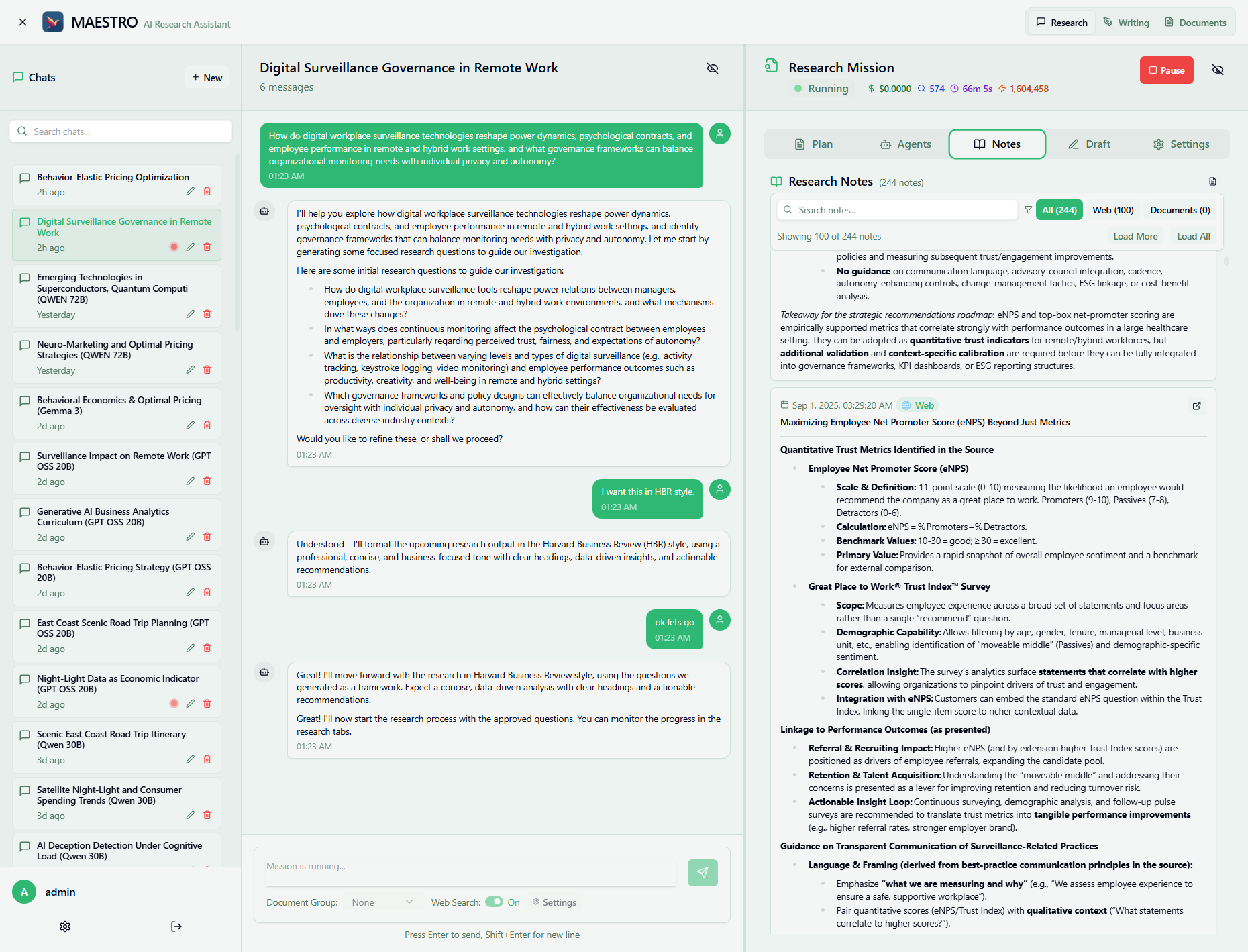 Research Notes