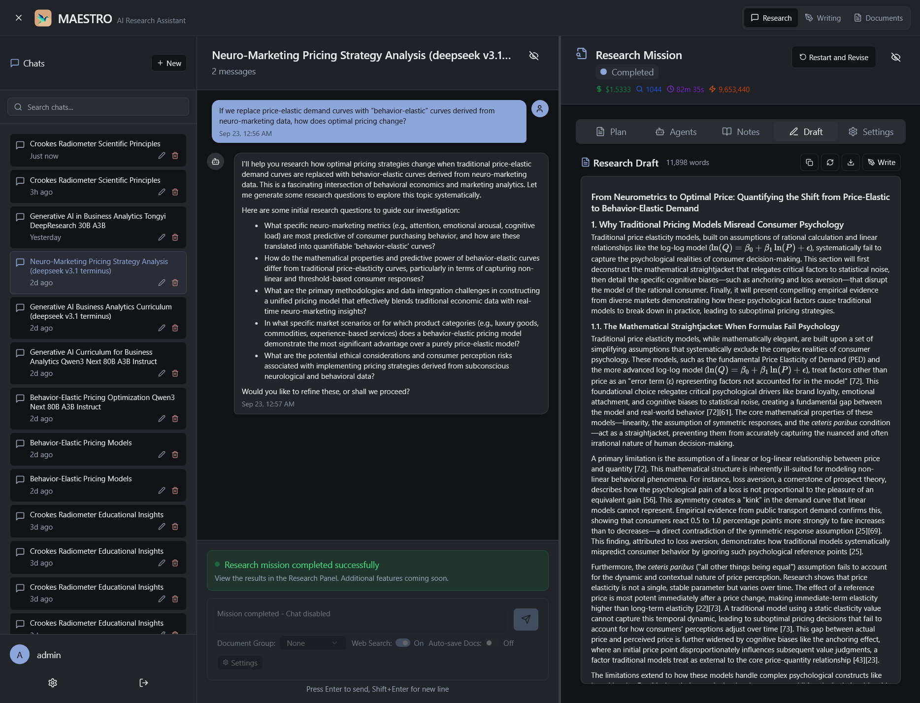 Research Report Example
