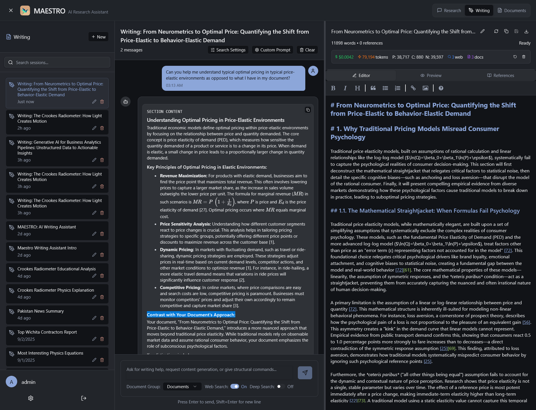 Research to Writing
