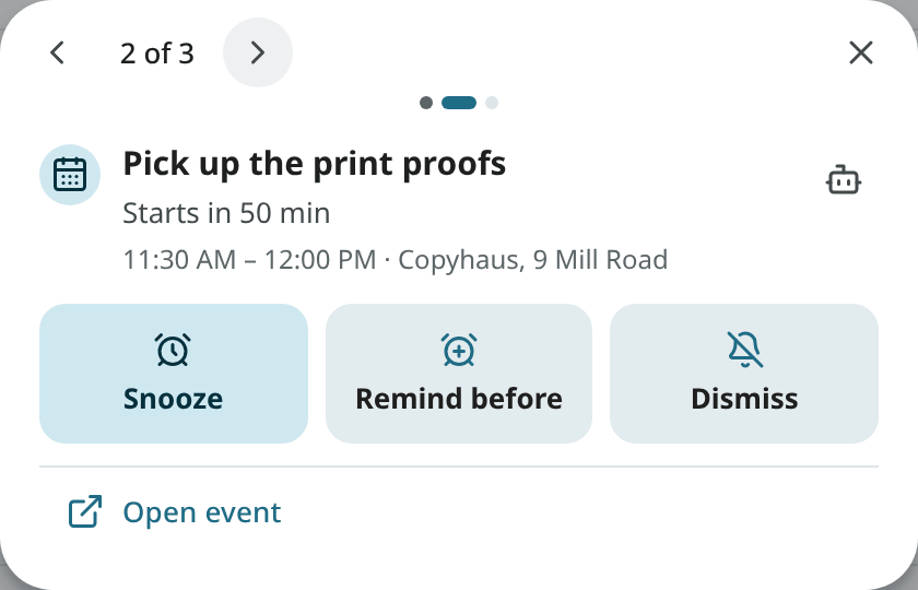 The triage queue on reminder 2 of 4