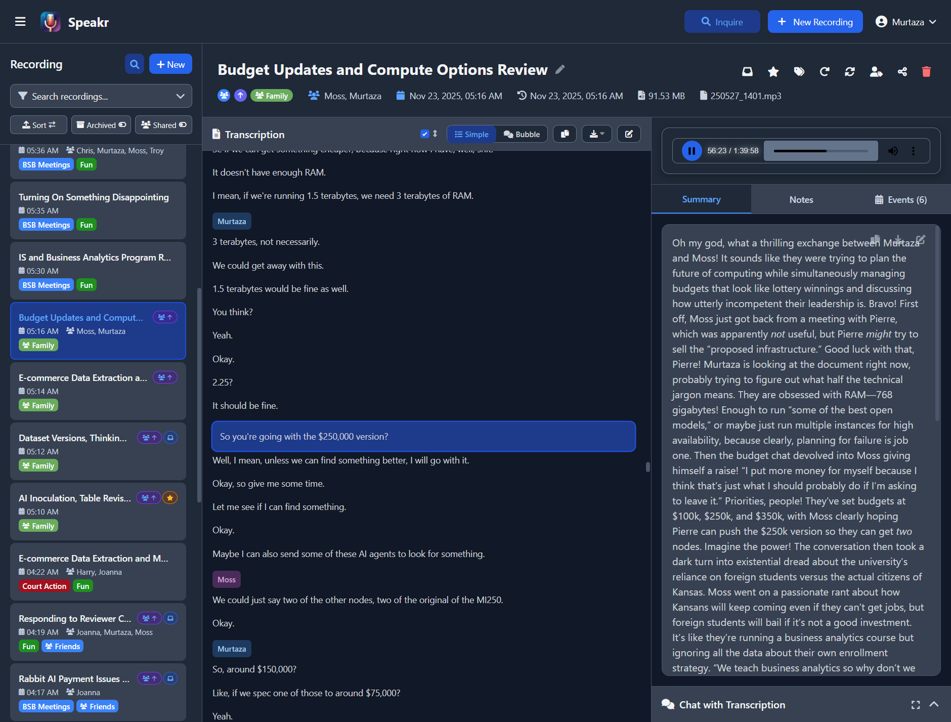 Audio Sync Simple View